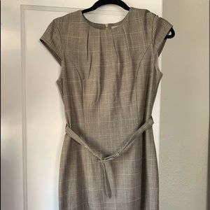 H&M business dress with waist belt